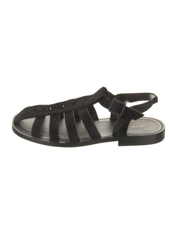 The Row Pablo Ponyhair Gladiator Sandals