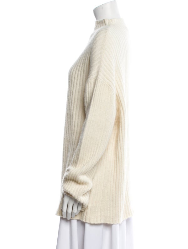 The Row Silk Mock Neck Sweater