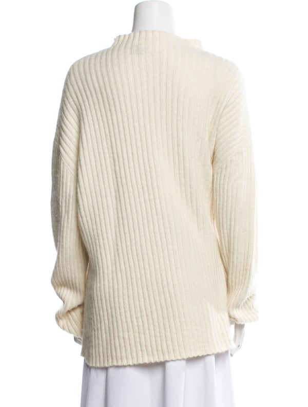 The Row Silk Mock Neck Sweater