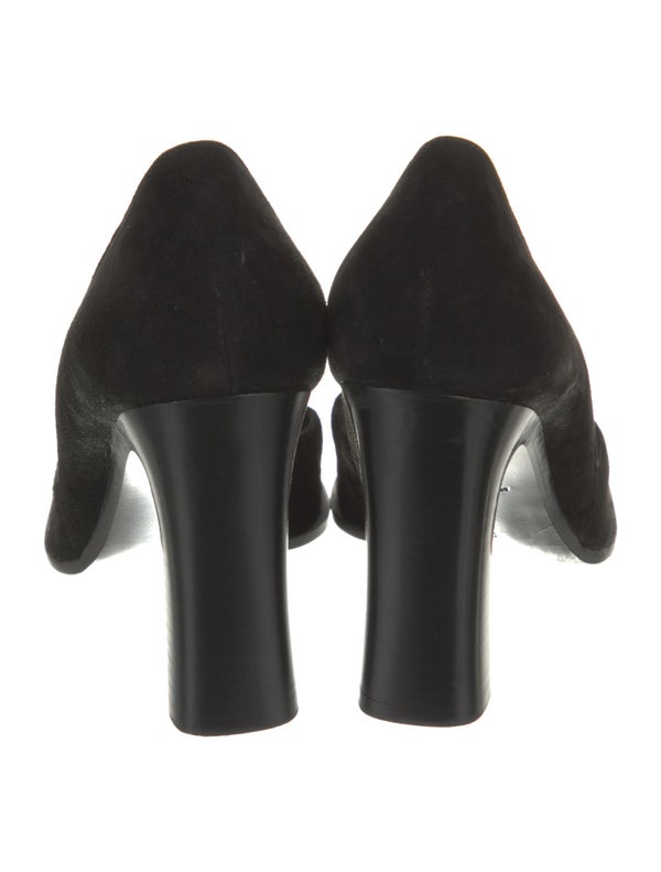 The Row Suede D'Orsay Pumps