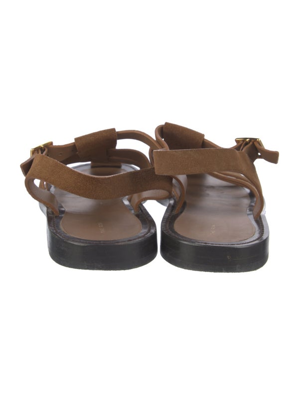 The Row Suede Gladiator Sandals