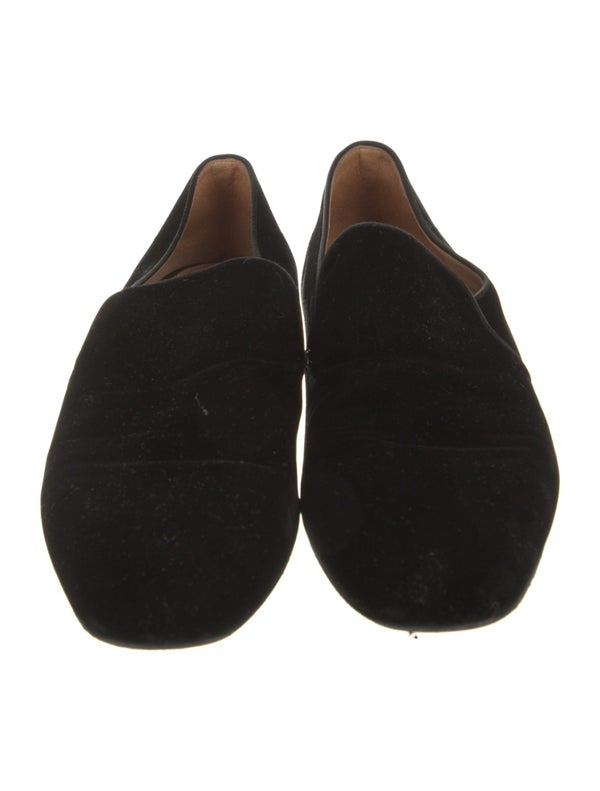 The Row Velvet Loafers
