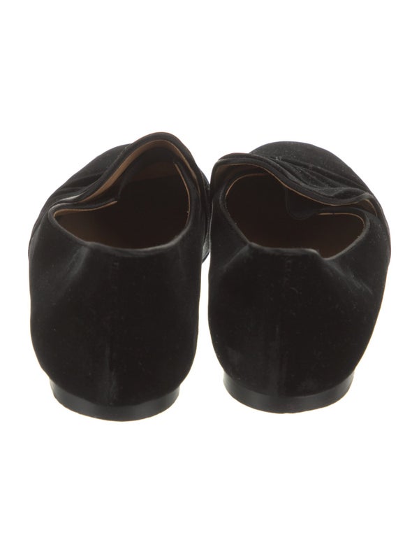The Row Velvet Loafers