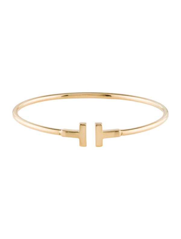 Tiffany & Co. 18K T Wire Bracelet