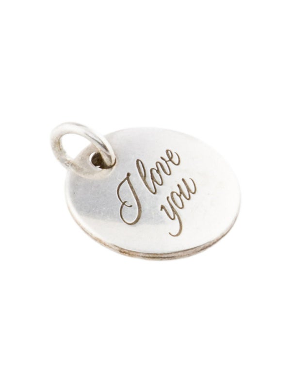 Tiffany & Co. 'I Love You' Disc Charm