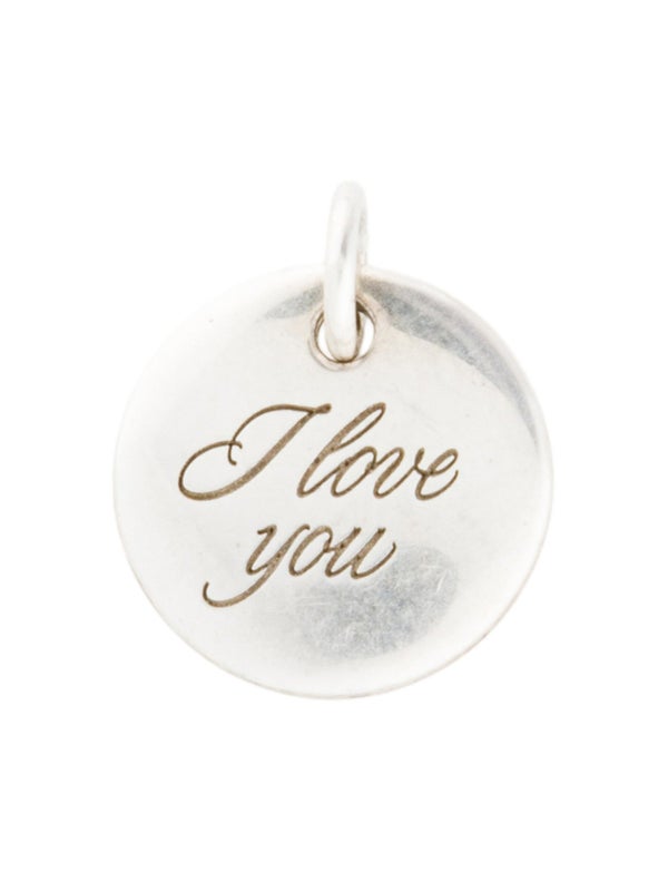 Tiffany & Co. 'I Love You' Disc Charm