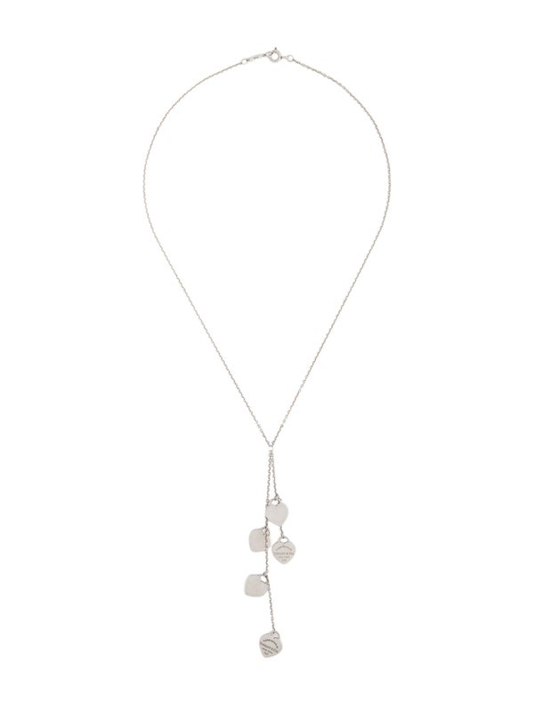 Tiffany & Co. Multi Heart Tag Lavalier Necklace