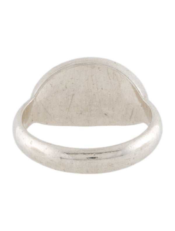 Tiffany & Co. Oval Tag Signet Ring