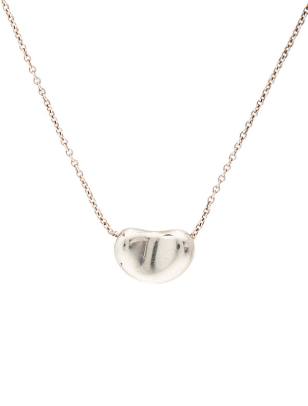 Tiffany & Co. Vintage Bean Design Pendant Necklace