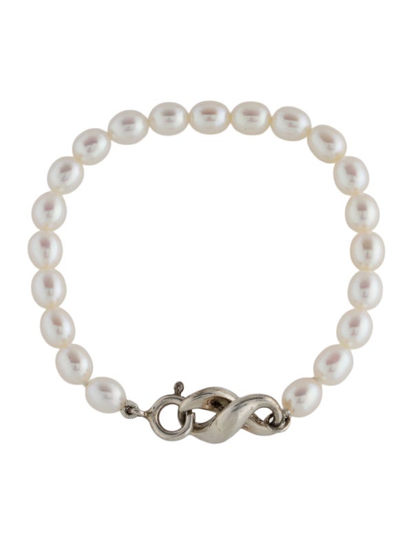 Tiffany & Co. Vintage Pearl Infinity Bracelet