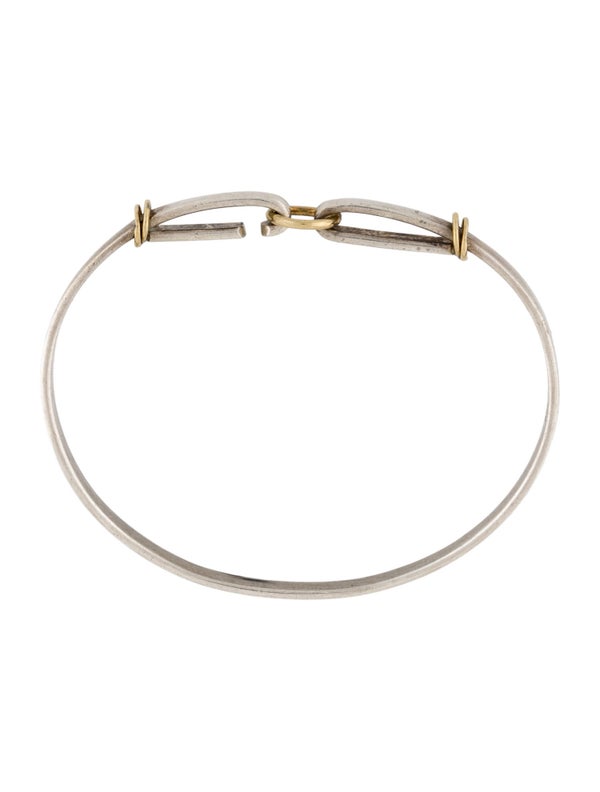 Tiffany & Co. Vintage Two-Tone Hook & Eye Bracelet