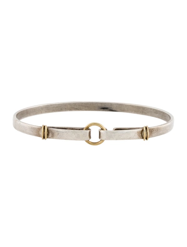 Tiffany & Co. Vintage Two-Tone Hook & Eye Bracelet