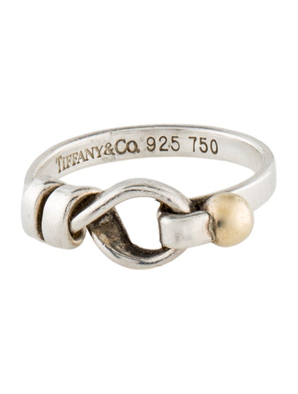 Tiffany & Co. Vintage Two-Tone Hook & Eye Ring