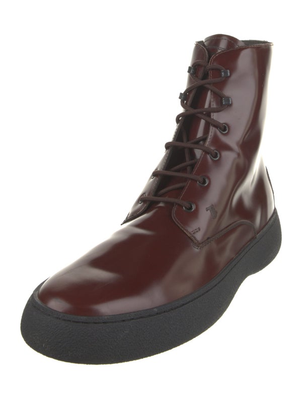 Tod's Leather Lace-Up Boots
