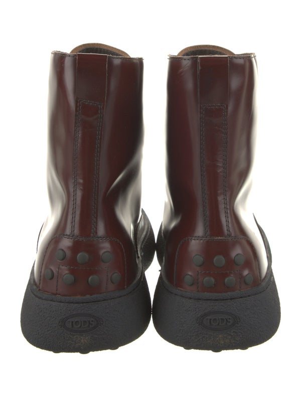 Tod's Leather Lace-Up Boots