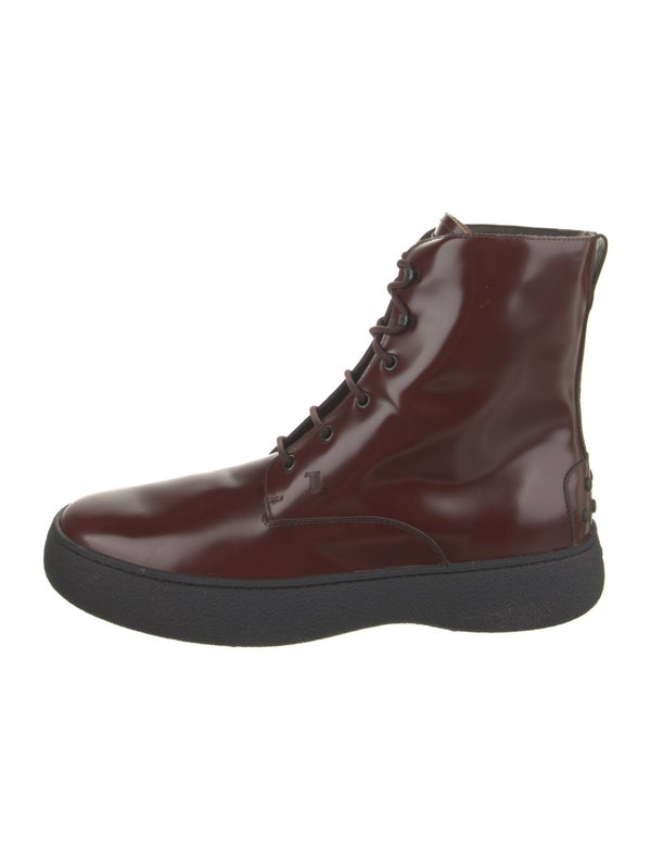 Tod's Leather Lace-Up Boots