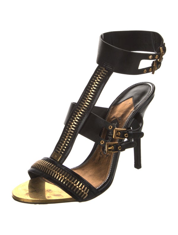 Tom Ford Leather T-Strap Sandals