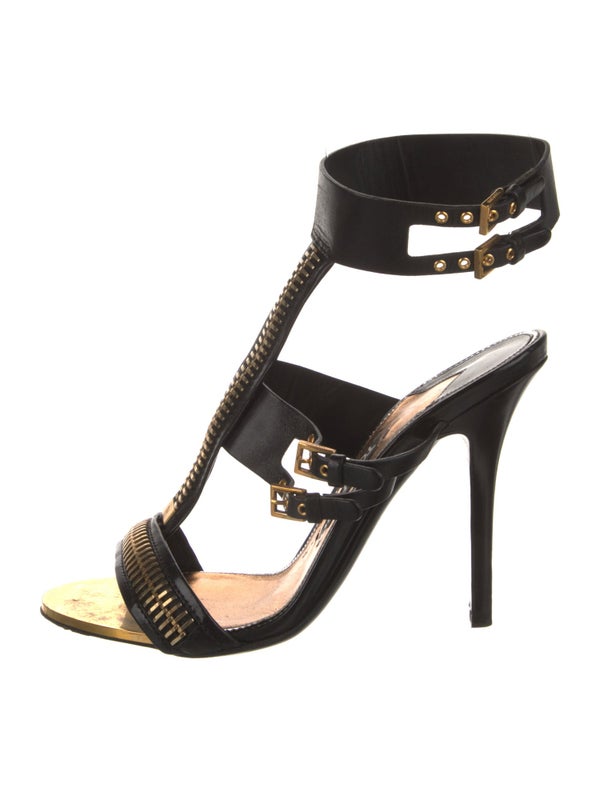 Tom Ford Leather T-Strap Sandals