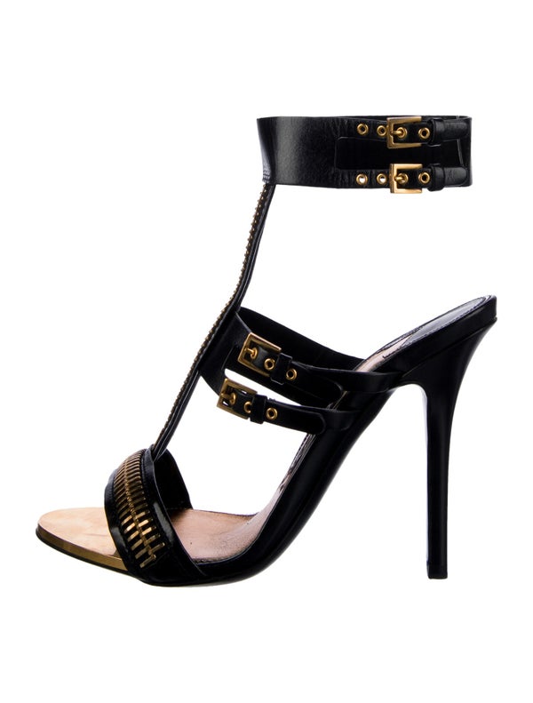 Tom Ford Leather T-Strap Sandals