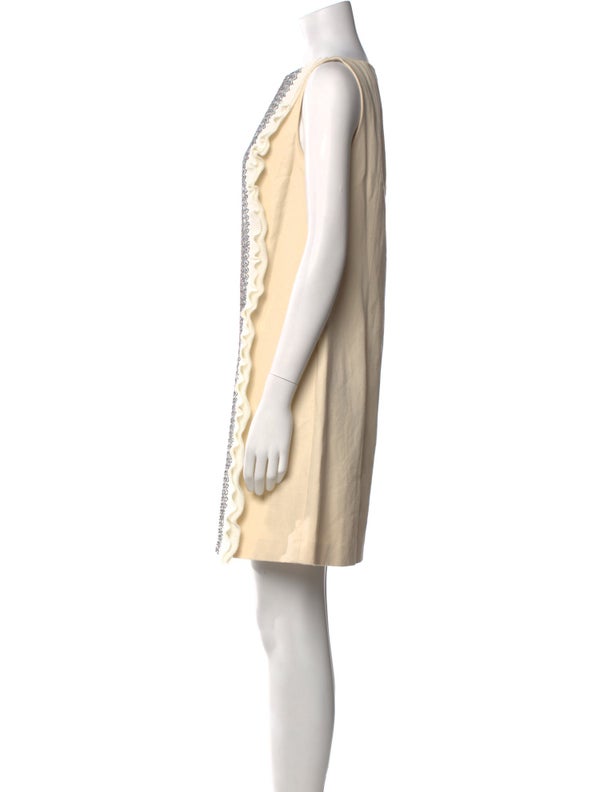 Tory Burch Bateau Neckline Mini Dress