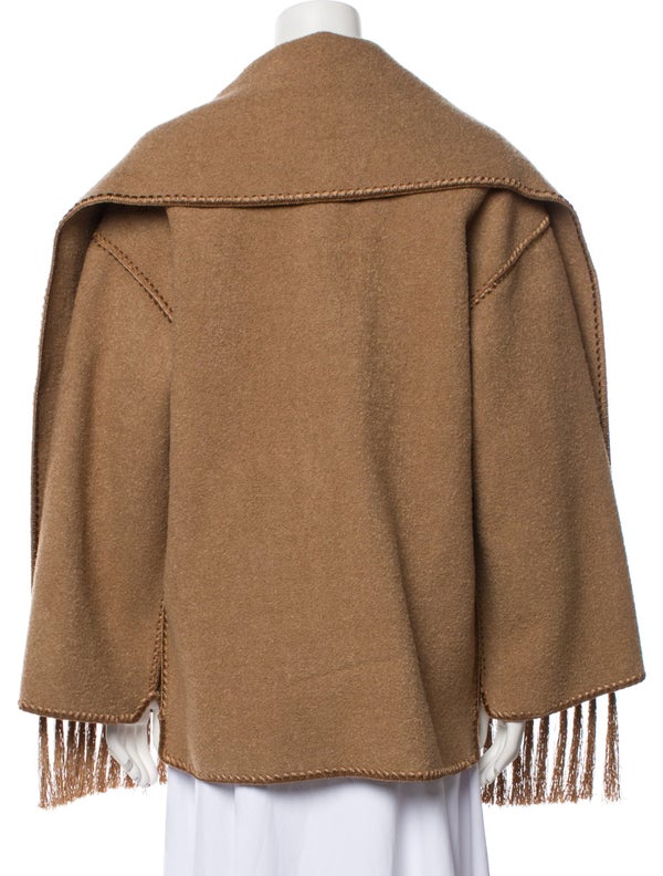 TOTEME Embroidered Scarf Wool Jacket W/ Tags