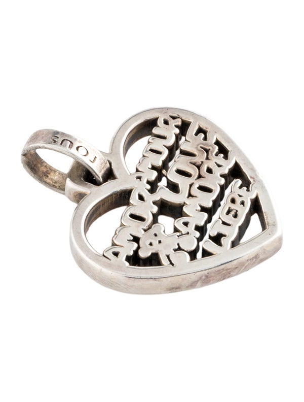 Tous Amour Bear Heart Pendant Necklace