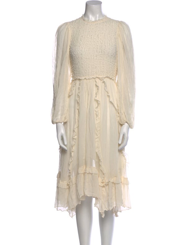 Ulla Johnson Silk Midi Length Dress