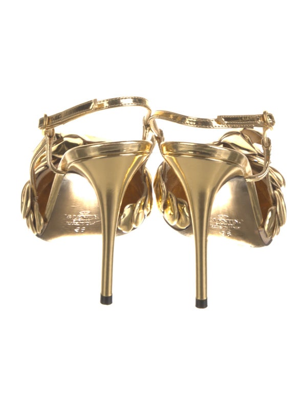 Valentino Leather Slingback Pumps