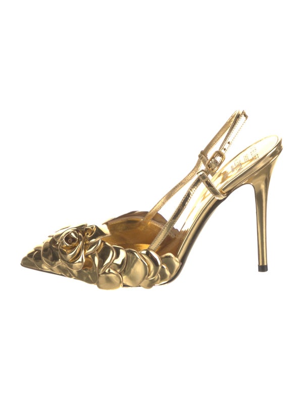 Valentino Leather Slingback Pumps