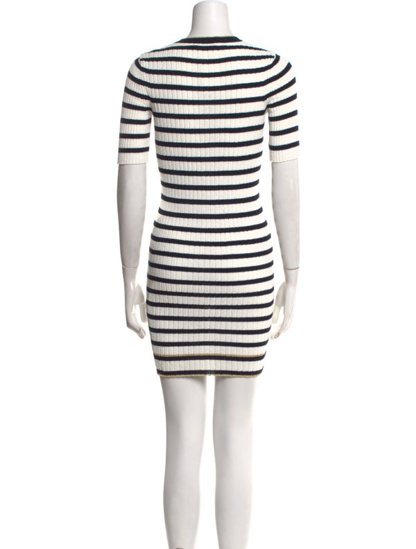 Valentino Striped Mini Dress