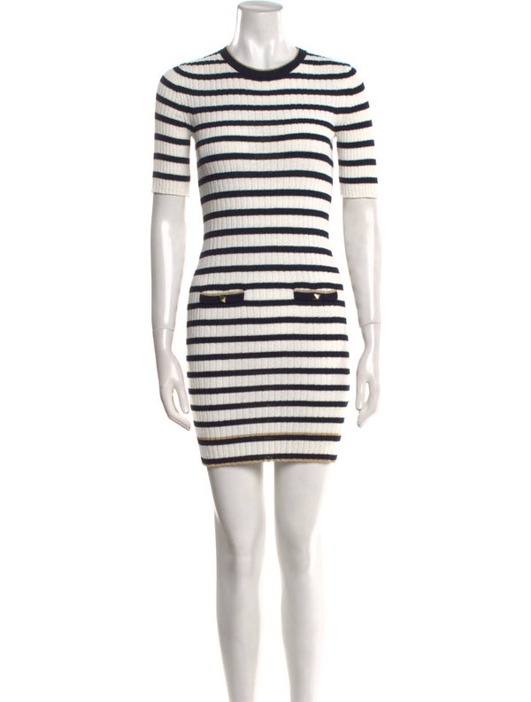 Valentino Striped Mini Dress
