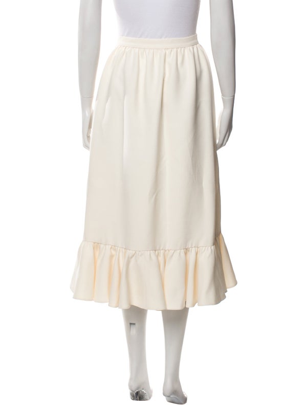 Valentino Virgin Wool Midi Length Skirt