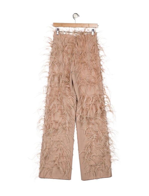 Valentino Virgin Wool Wide Leg Pants