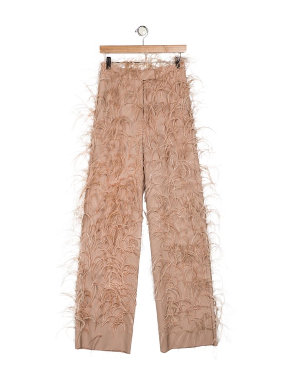 Valentino Virgin Wool Wide Leg Pants