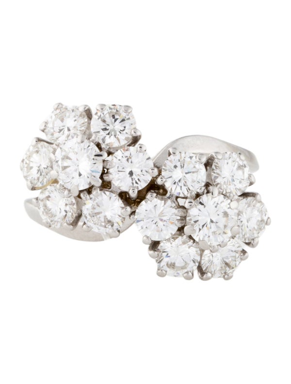 Van Cleef & Arpels Vintage Diamond Fleurette Ring
