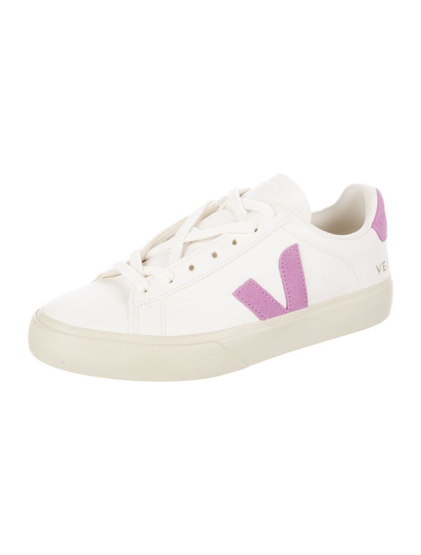 Veja Leather Graphic Print Sneakers
