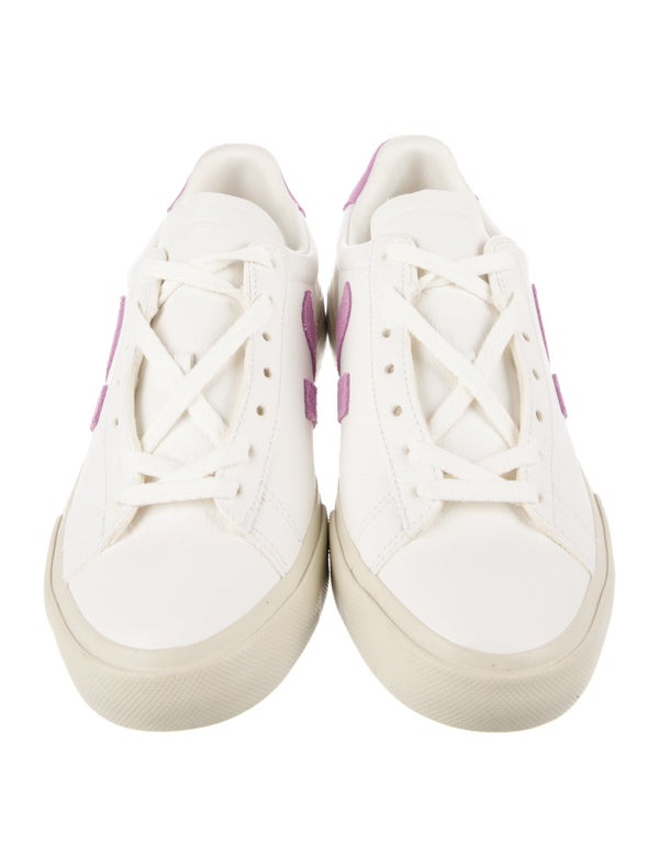 Veja Leather Graphic Print Sneakers