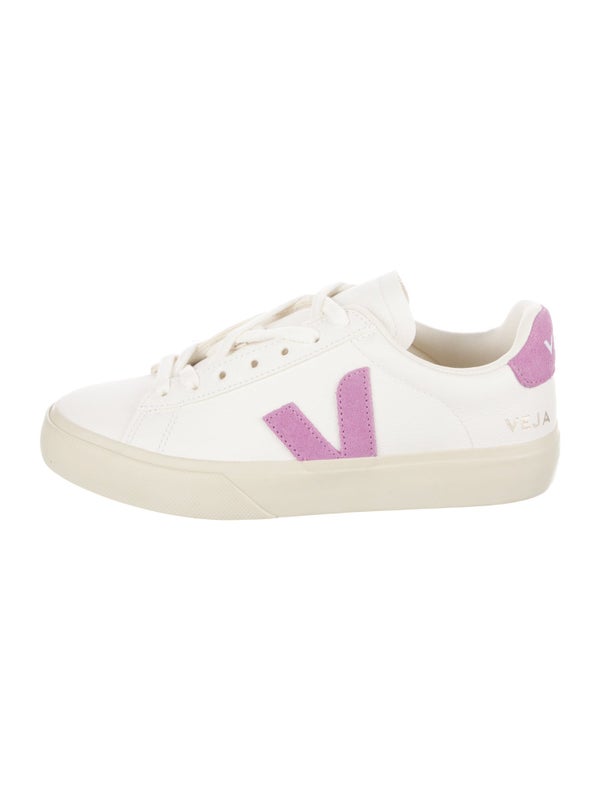 Veja Leather Graphic Print Sneakers
