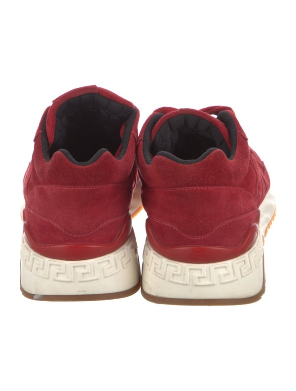 Versace Suede Athletic Sneakers
