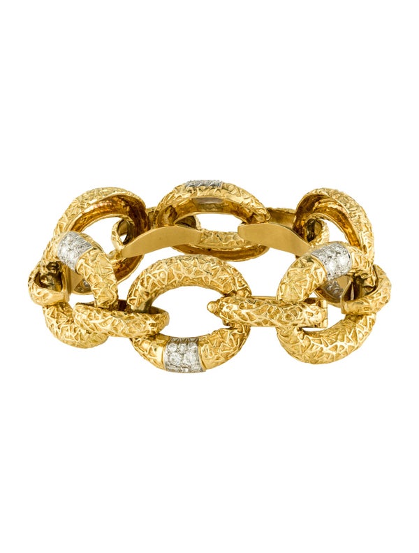 Van Cleef & Arpels Vintage 18K Diamond Chevalerie Bracelet