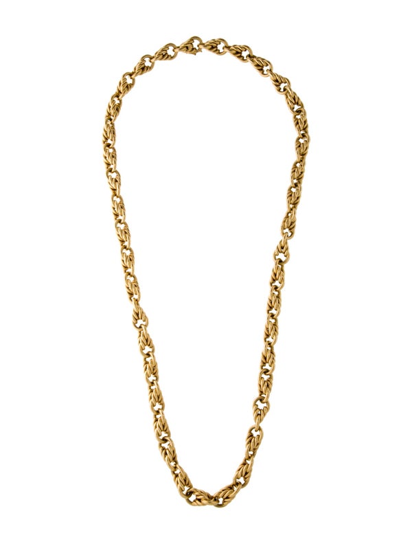 Tiffany & Co. Vintage 18K Nautical Link Chain Necklace