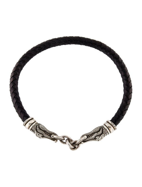 Kieselstein-Cord Vintage Double Alligator Head Collar Necklace