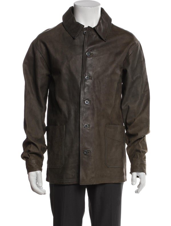 Guidi x Kohshin Satoh Workmen Full Grain Culatta Leather Utility Jacket w/ Tags