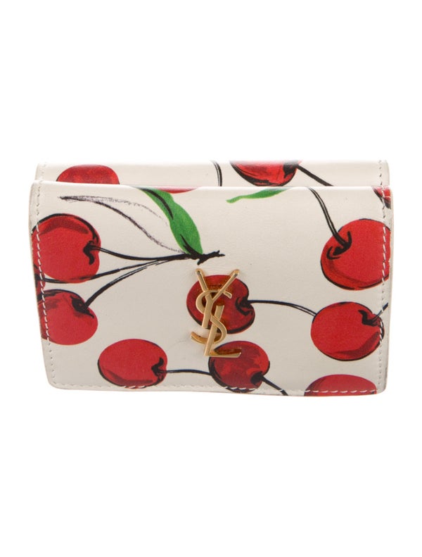 Yves Saint Laurent Leather Printed Wallet