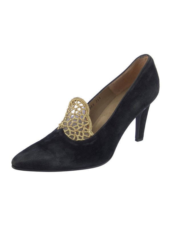 Yves Saint Laurent Vintage Suede Pumps