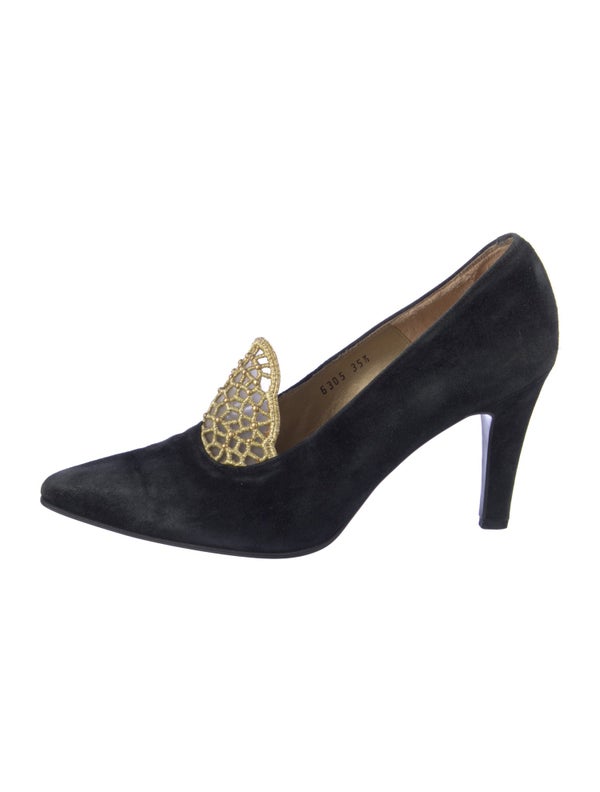 Yves Saint Laurent Vintage Suede Pumps