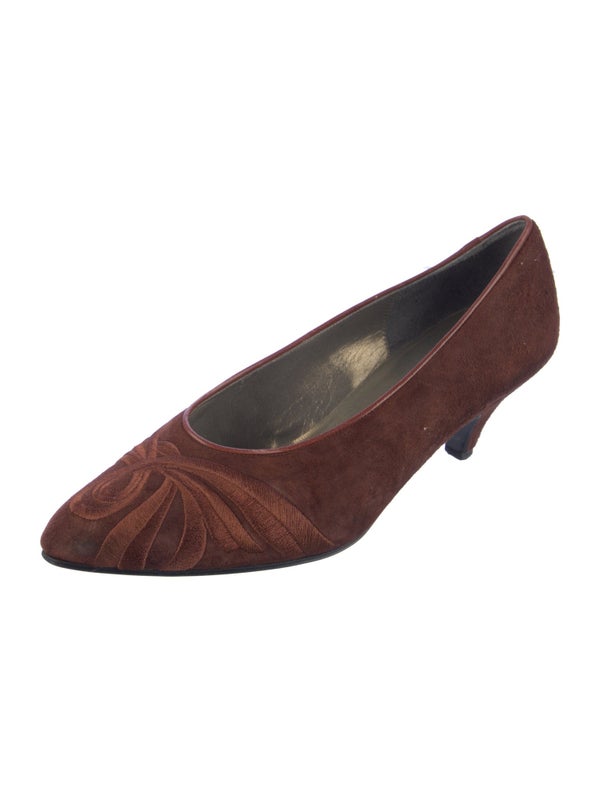 Yves Saint Laurent Vintage Suede Pumps