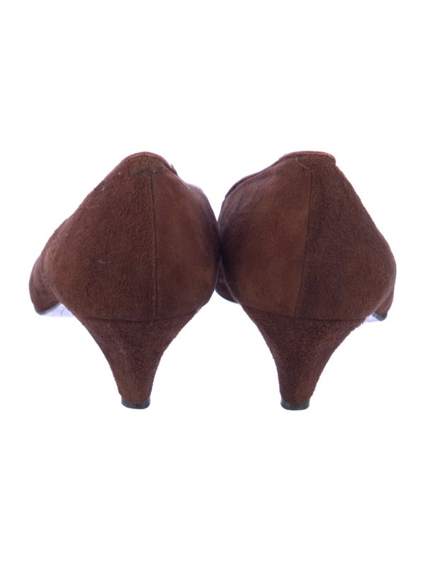 Yves Saint Laurent Vintage Suede Pumps