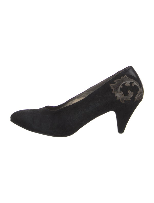 Yves Saint Laurent Vintage Suede Pumps