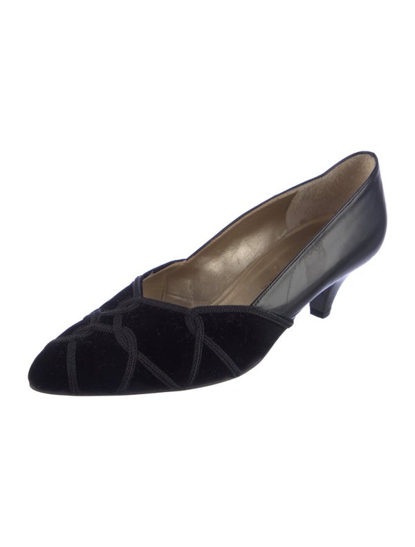 Yves Saint Laurent Vintage Velvet Pumps